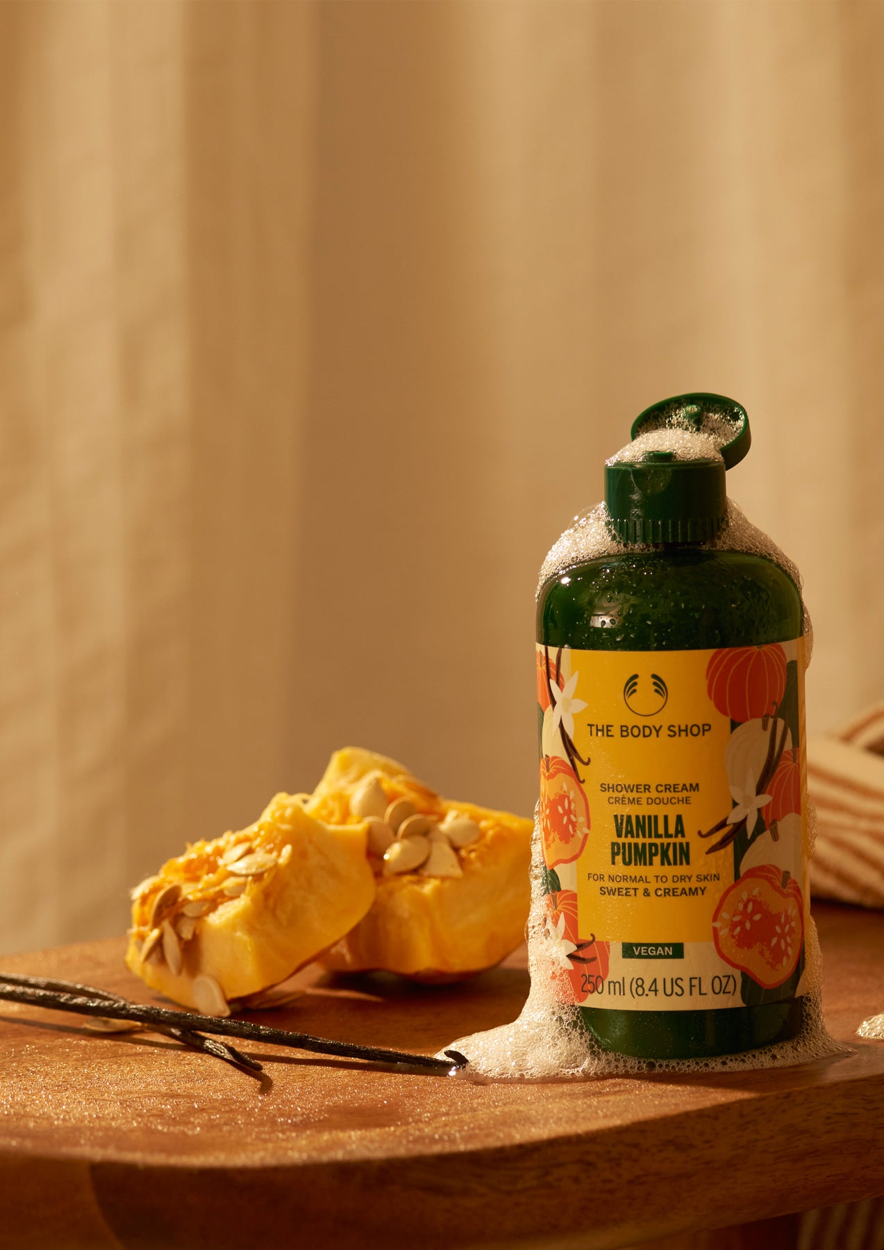 Vanilla Pumpkin Shower Cream