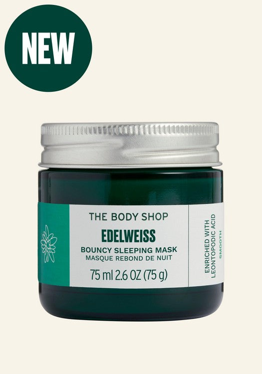 Edelweiss Bouncy Sleeping Mask – The Body Shop Cyprus