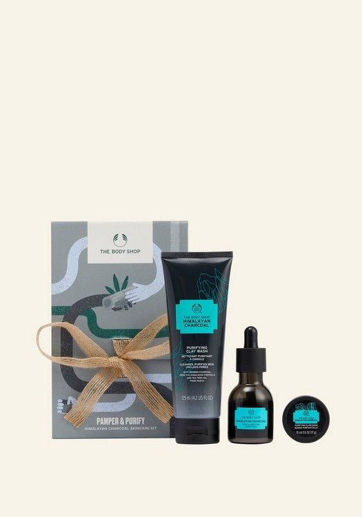 Pamper & Purify Himalayan Charcoal Skincare Gift Set